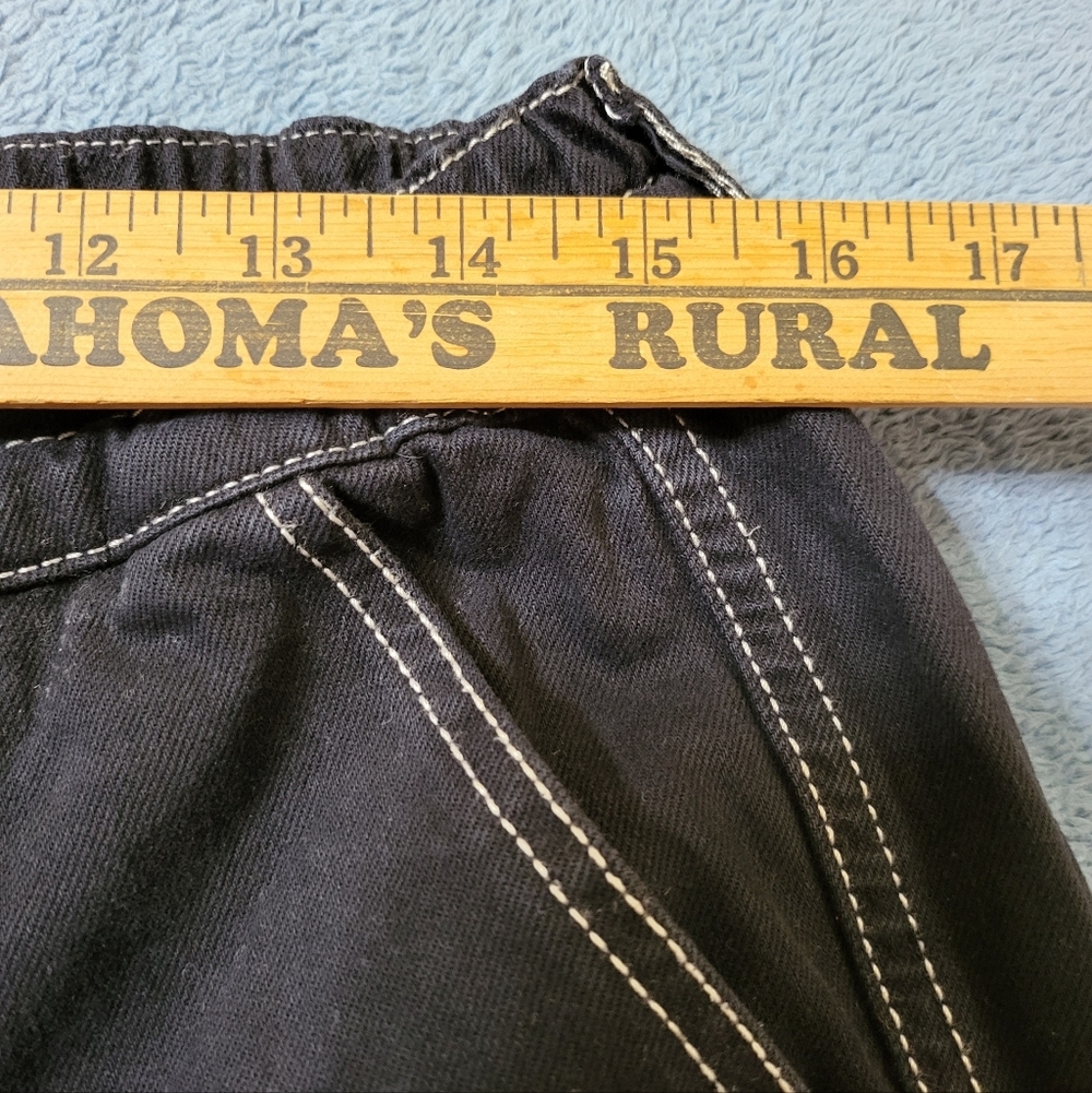 BDG Urban Outfitters Skate Jeans Women's 31 Black Cargo High Rise Straight Denim - Picture 4 of 10